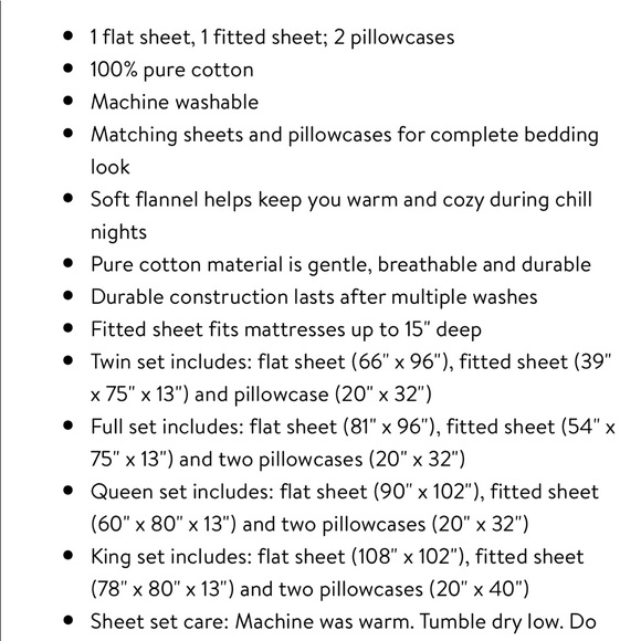 🔴⚫️Mainstays Buffalo Plaid sheets *NWOT* 🛌 - Picture 6 of 6